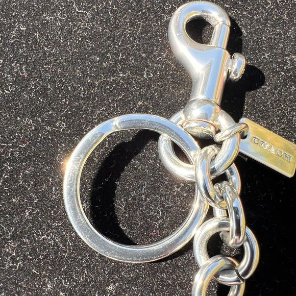 Coach Spinning Star Bag Key Ring Charm - Picture 9 of 13